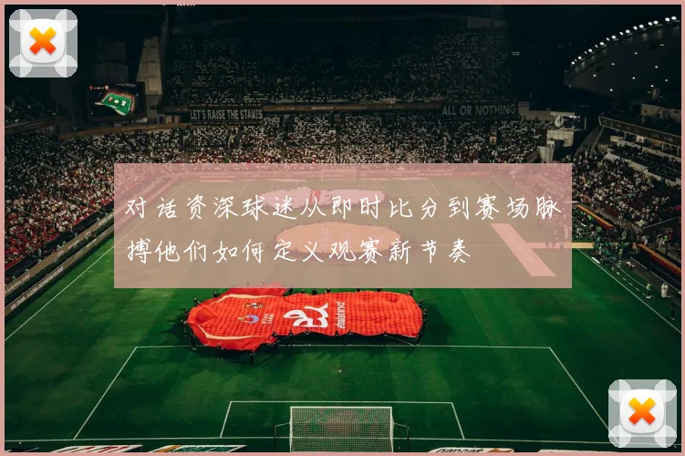对话资深球迷从即时比分到赛场脉搏他们如何定义观赛新节奏